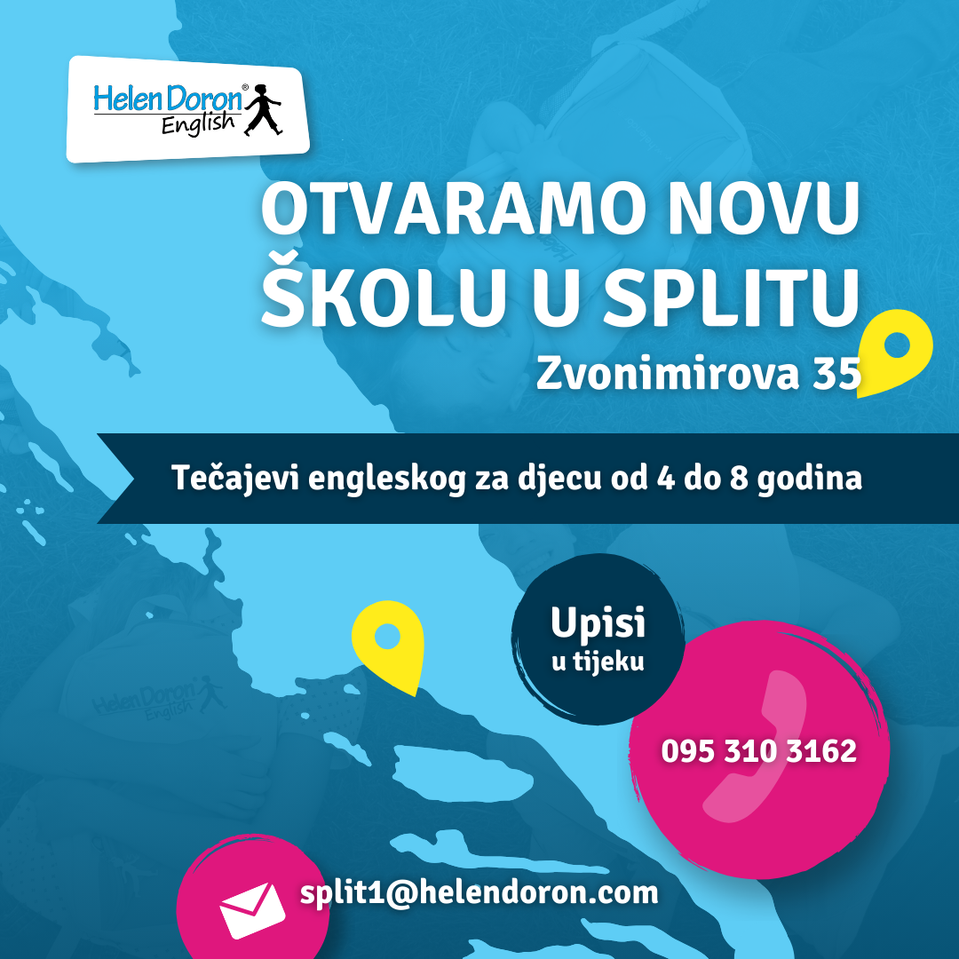 Pročitajte više o članku NOVA Helen Doron škola u Splitu!